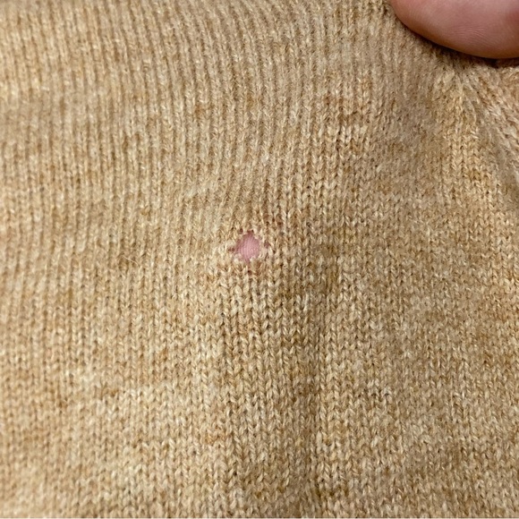 Vintage LL Bean 100% Lambs Wool V Neck Sweater Vest Men’s LG Brown Scotland - Picture 8 of 8